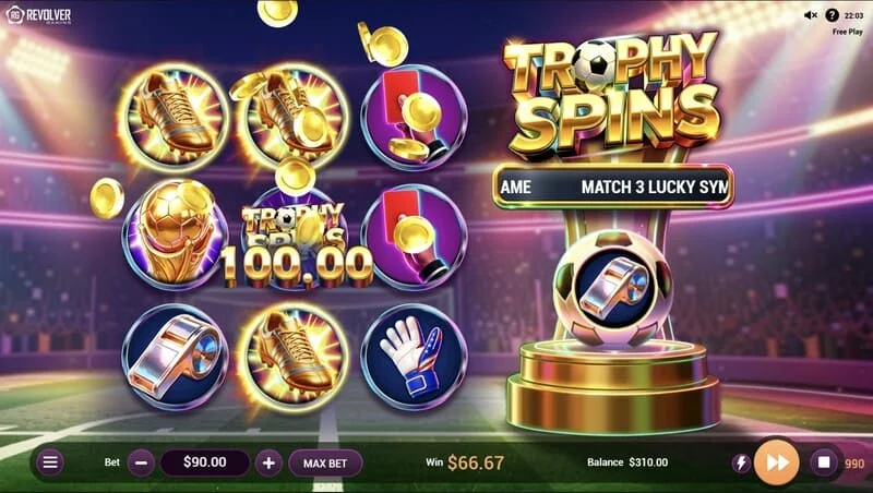 Trophy Spins World Cup 26 - изплащане на множители в Baller Bonus