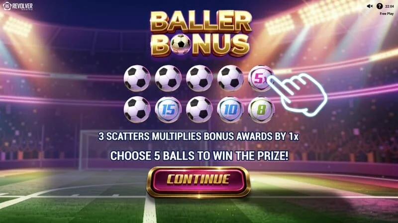 Trophy Spins World Cup 26 - главен екран с решетка и трофей